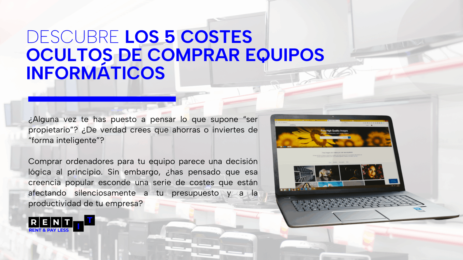 costes ocultos de comprar equipos informáticos