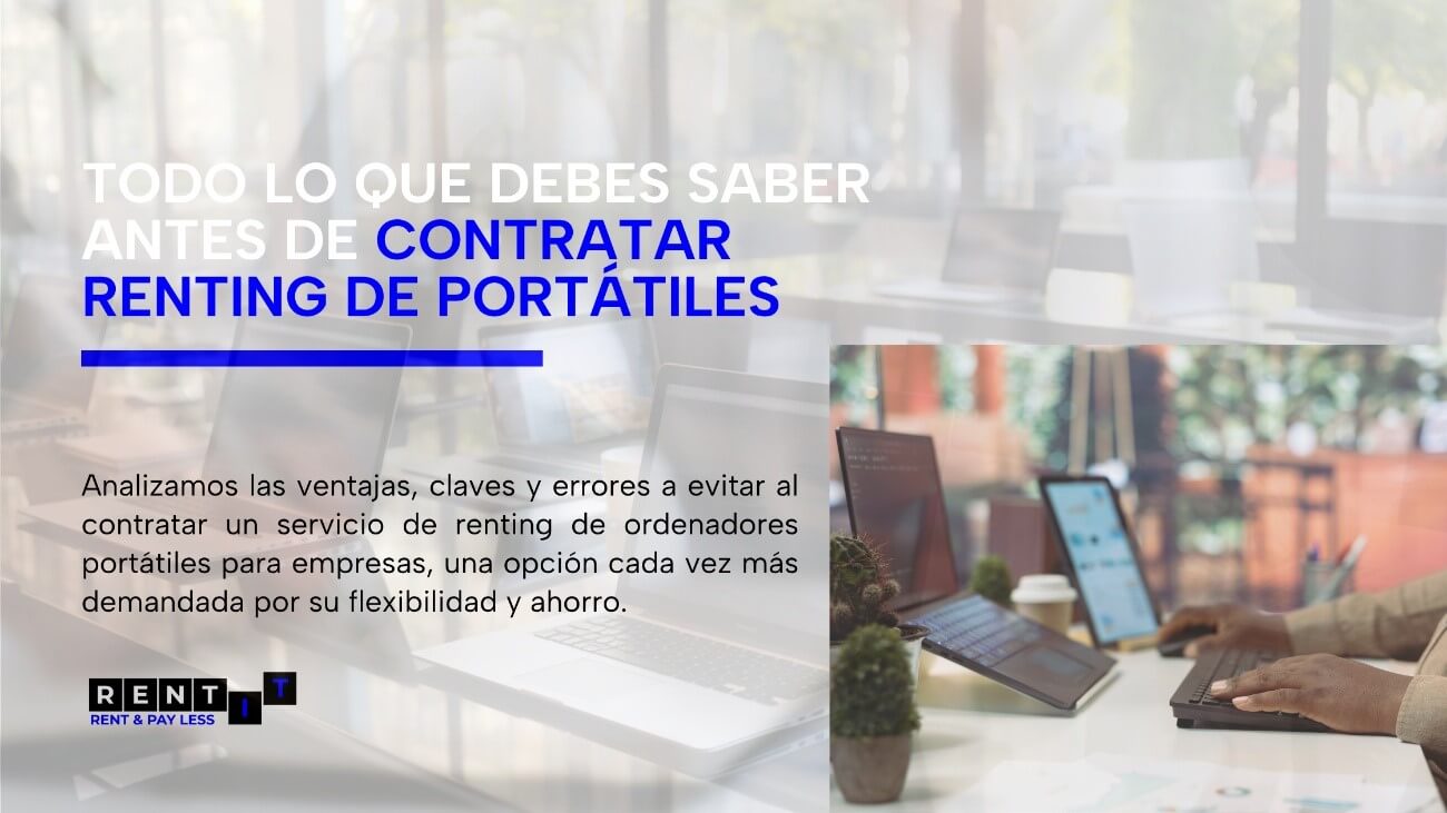 renting de ordenadores portátiles para empresas